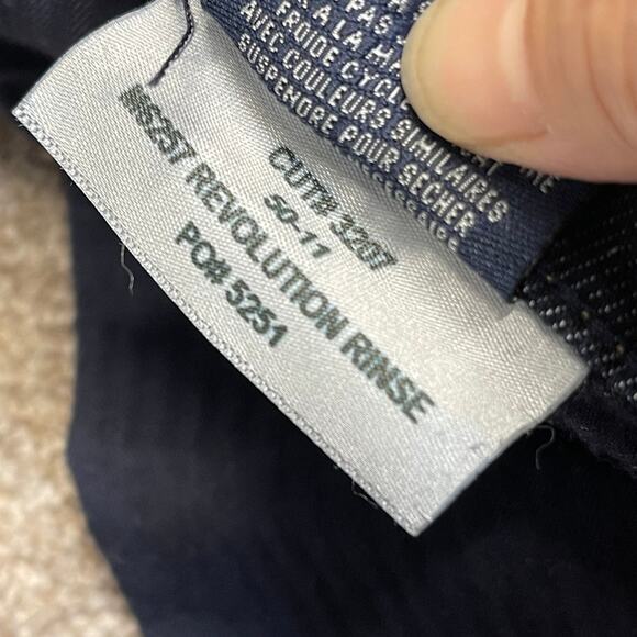 Fidelity 50-11 Mens Revolution Rinse Straight jeans sz 34 dark wash Blue Jeans - Picture 12 of 12